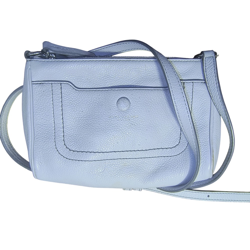 Marc‎ Jacobs Leather Crossbody Bag Lilac Handbag Purse Designer Women's